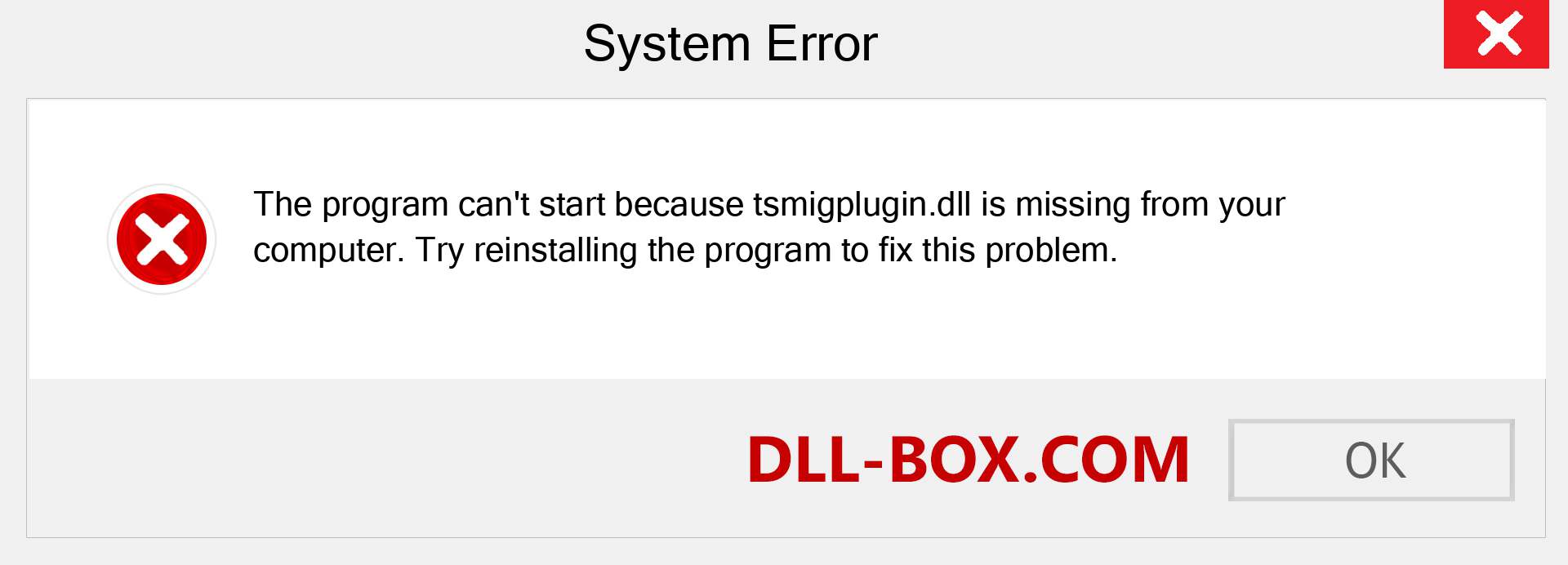  tsmigplugin.dll file is missing?. Download for Windows 7, 8, 10 - Fix  tsmigplugin dll Missing Error on Windows, photos, images